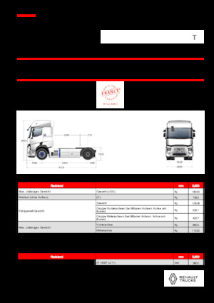 Tractoras Renault RT E-TECH T - T4x2