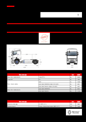 Tractoras Renault RT E-TECH T - T4x2