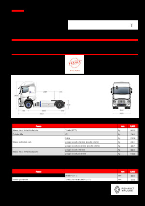 Tractoras Renault RT E-TECH T - T4x2
