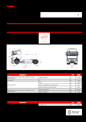 Tractoras Renault RT E-TECH T - T4x2