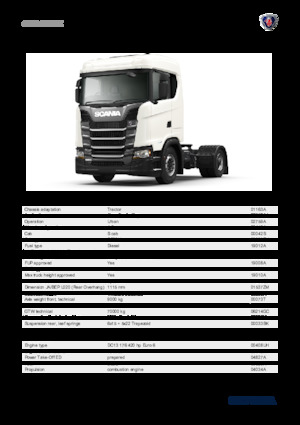 Tractoras Scania S 420 A4x2NZ