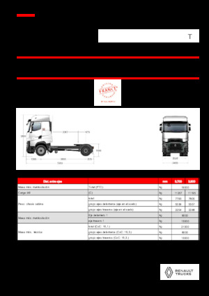 Tractoras Renault T HIGH T4X2 MAXISPACE 13L E6