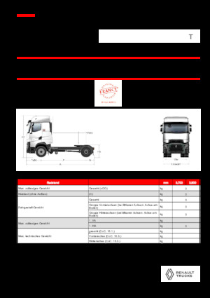 Tractoras Renault T HIGH T4X2 X-LOW 13L E6