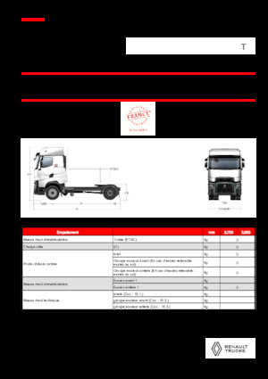 Tractoras Renault T HIGH T4X2 X-LOW 13L E6