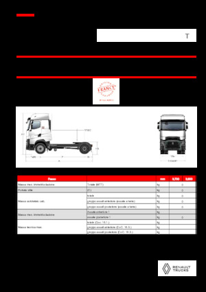 Tractoras Renault T HIGH T4X2 X-LOW 13L E6