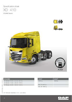 Tractoras DAF XD 370 FTG