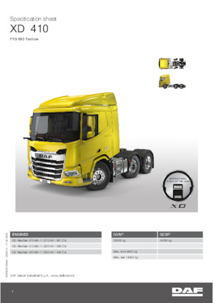 Tractoras DAF XD 370 FTG