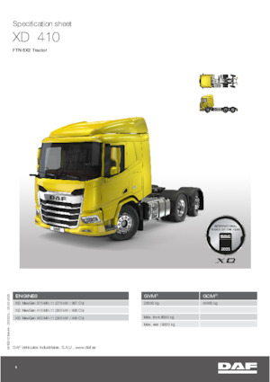 Tractoras DAF XD 370 FTN