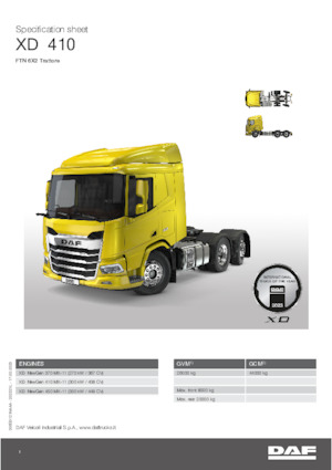 Tractoras DAF XD 370 FTN