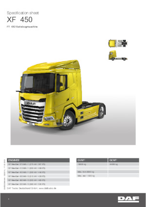Tractoras DAF XF 480 FT