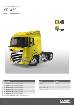 Tractoras DAF XF 530 FTP