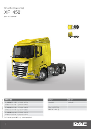 Tractoras DAF XF 480 FTG