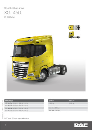 Tractoras DAF XG 480 FT