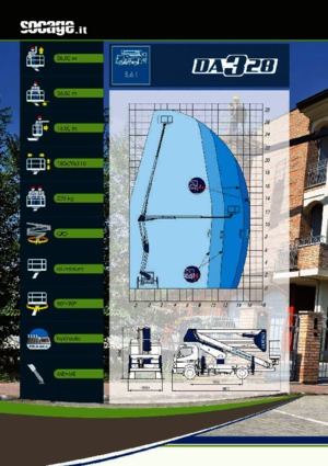 Plataformas elevadoras articuladas remolcables Socage DA 328 forSte