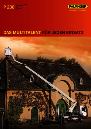 Plataformas telescópicas sobre camión Palfinger P 230