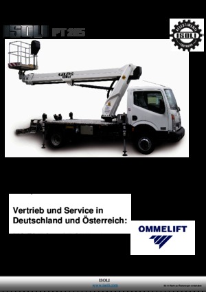 Plataformas telescópicas sobre camión ISOLI PT 225