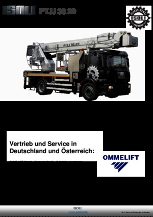 Plataformas telescópicas sobre camión ISOLI PTJJ36.29