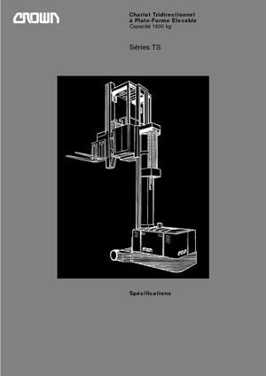 Carretillas apiladoras VNA Crown 1,8 TS