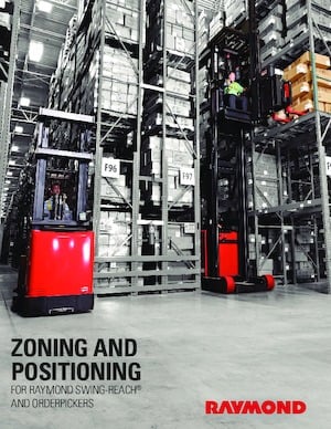 Carretillas apiladoras VNA RAYMOND 9700