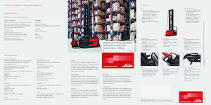 Carretillas apiladoras VNA Linde K 1.3