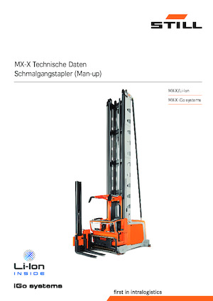 Carretillas apiladoras VNA Still MX-X 1.5