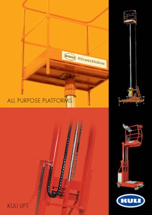 Plataformas verticales KULI Hebezeuge – Helmut Kempkes Kulilift KBE 5