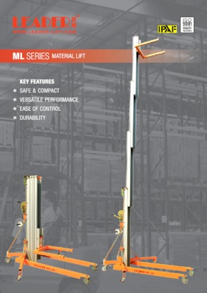 Plataformas verticales Leader ML 25