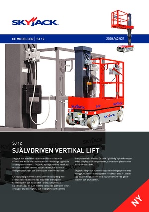 Plataformas verticales Skyjack SJ 12
