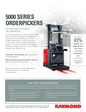 Recolectores de pedidos RAYMOND 5600
