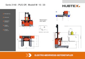 Recolectores de pedidos Hubtex M 15 PUS