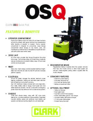 Recolectores de pedidos Clark OSQ 162