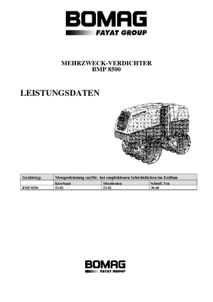 Rodillos vibrantes para zanjas Bomag BMP 8500