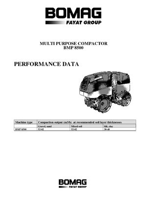 Rodillos vibrantes para zanjas Bomag BMP 8500