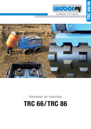 Rodillos vibrantes para zanjas weber mt TRC 66