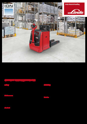 Apiladores de pie Linde D10