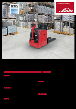 Apiladores de pie Linde D10