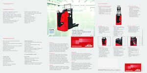 Apiladores de pie Linde D12S