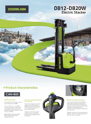 Apiladores de pie Zoomlion DB16W