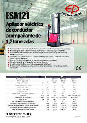 Apiladores de pie EP ESA121