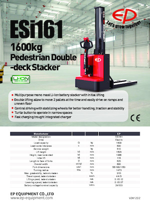 Apiladores de pie EP ESi161