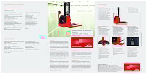 Apiladores de pie Linde L12AS Triplex 75x70