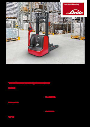 Apiladores de pie Linde L14C 
