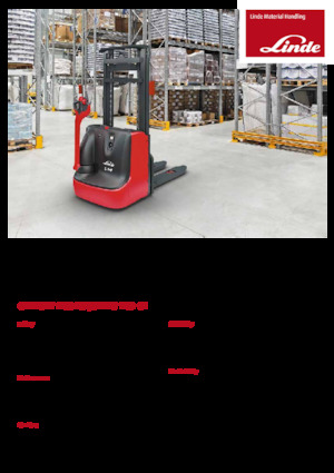 Apiladores de pie Linde L14C 