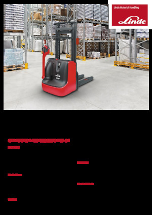 Apiladores de pie Linde L14C 