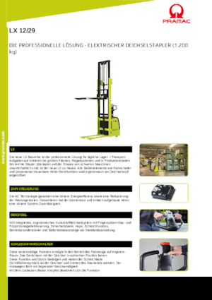 Apiladores de pie PRAMAC Lifter LX 12/29