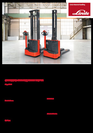 Apiladores de pie Linde ML10