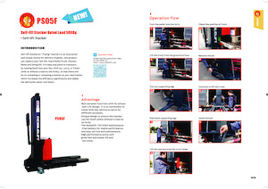 Apiladores de pie Noblelift PS05F-1300