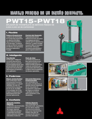 Apiladores de pie Mitsubishi PWT15