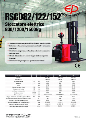 Apiladores de pie EP RCS152