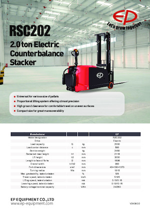 Apiladores de pie EP RCS202